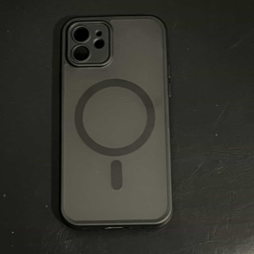 Black MagSafe iPhone Case 12